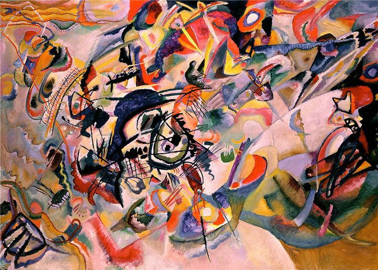 Composition VII 1913 Wassily Kandinsky Abstract Oil Painting